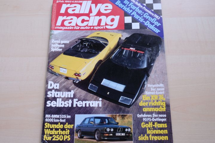 Deckblatt Rallye Racing (02/1983)